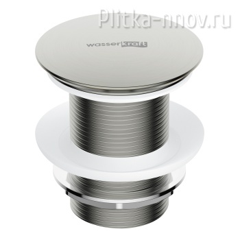 A342 Донный клапан Push-up без перелива WasserKRAFT