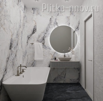 Cleo White Stonelo Carving 60x120 Керамогранит Realistik / Эффект поверхности структурная + карвинг с прожилками