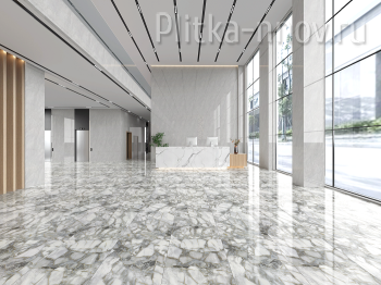 Canberra Polished Gold Carving 60x120 Керамогранит Realistik