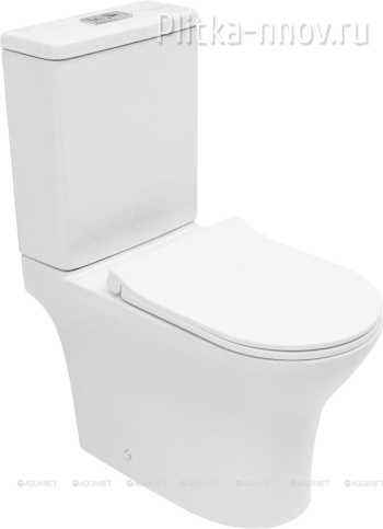 Roll 3.0 Tornado Унитаз-компакт безободковый с крышкой микролифт Aquanet