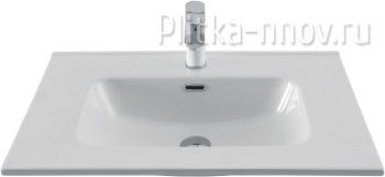 Flat 71х46.5 белая матовая Раковина мебельная Aquanet
