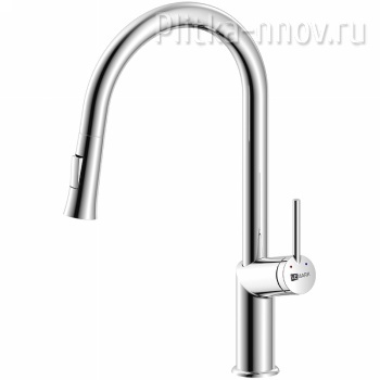 Minima LM3850C для кухни с вытяжным изливом Lemark 