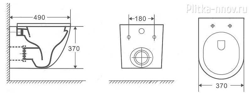 CeramaLux 2197MC подвесной унитаз Капучино матовый с сиденьем Микролифт CeramaLux 2197MC подвесной унитаз Капучино матовый с сиденьем Микролифт