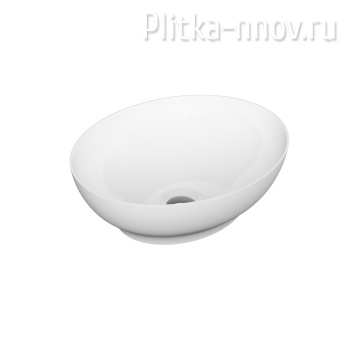 Сатурн PN43902WM 41х33 умывальник овальный, белый матовый Point