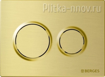 NOVUM O8 040068 BERGES бронза кнопка смыва