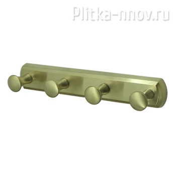 K-1074BRUSHED GOLD Кронштейн настенный 4 крючка WasserKRAFT