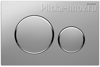 GEBERIT Sigma 20 115.882.JQ.1 (не оставляет отпечатков) хром матовый/хром глянец