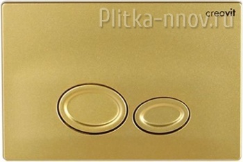Drop GP2006.00 золото мат. Кнопка смыва Creavit