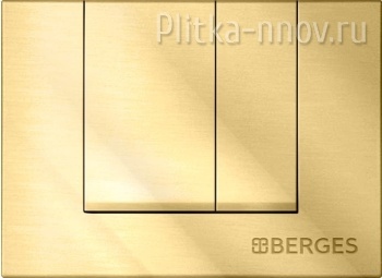 NOVUM S9 040049 BERGES золото глянец кнопка смыва