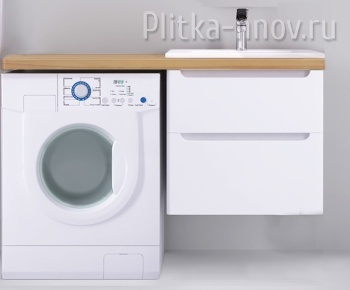 Wood 120 Тумба под стиральную машину Jorno, белый 