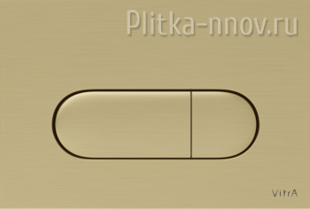 Root Round 740-2225 брашированное золото Vitra кнопка смыва