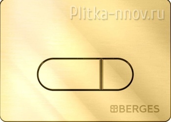 NOVUM D9 040039 BERGES золото глянец кнопка смыва