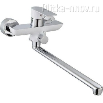 Arctic AF520-21СW Хром Белый Смеситель для ванны с душем Aquanet