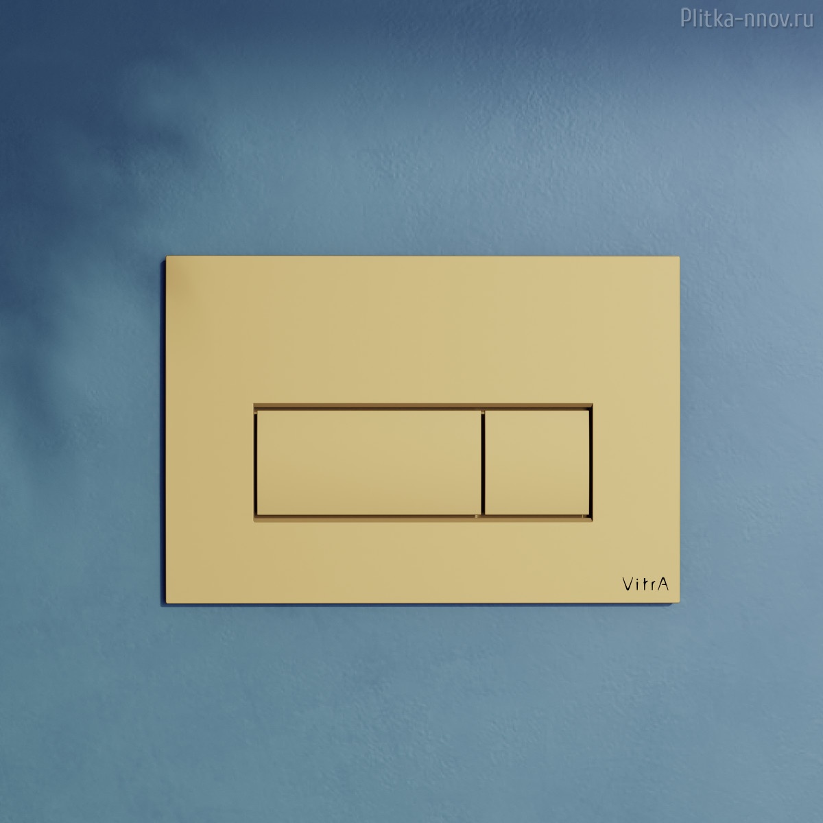 Root Square 740-2324 глянцевое золото Vitra кнопка смыва Root Square 740-2324 глянцевое золото Vitra кнопка смыва
