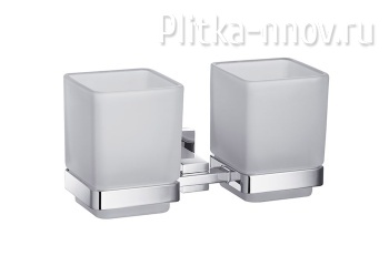 Selene 10034/00 Хром Стакан двойной для зубных щеток TIMO