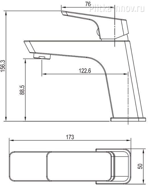 Gotic AF440-10B Смеситель для раковины Aquanet Gotic AF440-10B Смеситель для раковины Aquanet
