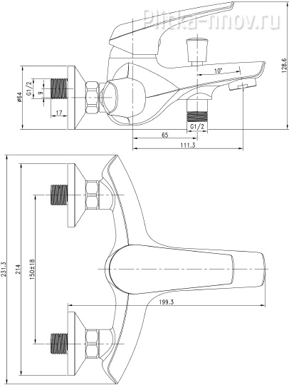 Conte SD91381 Смеситель для ванны с душем Aquanet Conte SD91381 Смеситель для ванны с душем Aquanet