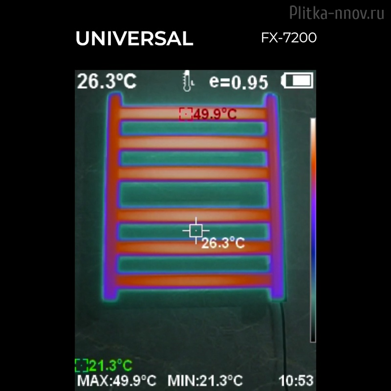 UNIVERSAL 600х500 FX-7200W, белый Полотенцесушитель электрический Fixsen UNIVERSAL 600х500 FX-7200W, белый Полотенцесушитель электрический Fixsen