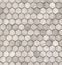 Travertino silver MAT hex 18x30x6 Travertino silver MAT hex 18x30x6