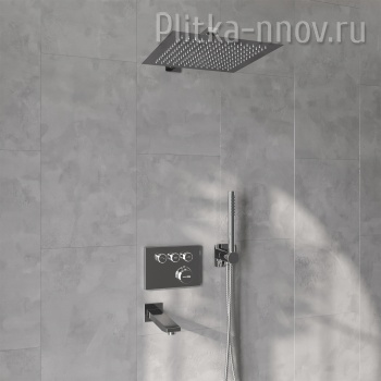 A5858.090.118.271.010.137.091 Thermo Встраиваемый комплект для ванны с верхней душевой насадкой, лейкой и изливом WasserKRAFT