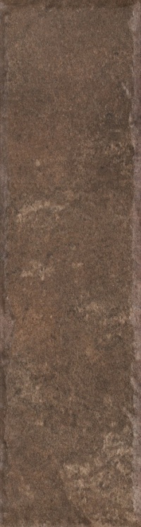 Плитка Ceramika Paradyz фасадная Ilario Brown Elewacja 24,5x6,6