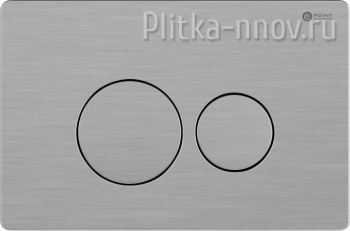 Виктория PN44061SB, нержавеющая сталь, сталь брашированная, Клавиша смыва Point