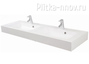 Ричмонд 1500, белая (1A70573KRD010) Раковина двойная AQUATON