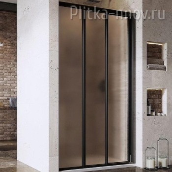 Supernova ASDP3-120 черный+матовое стекло Ravak