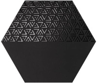 КЕРАМОГРАНИТ HEXAMIX OPAL DECO BLACK 33X28.5