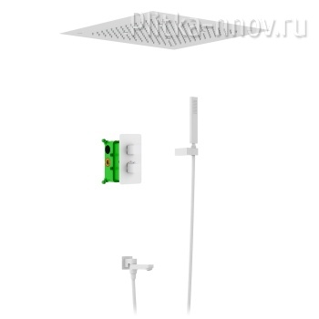 Petruma SX-5019/16SM Белый матовый Душевая система встроенная с термостатом TIMO