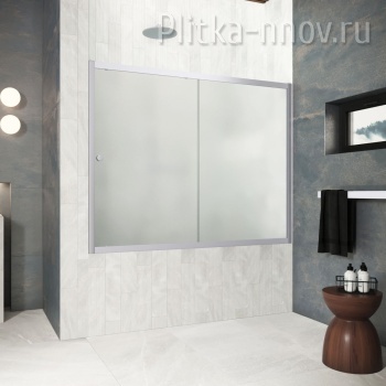 ZV Protec 150 07 10, профиль хром матовый, стекло сатин Vegas-Glass