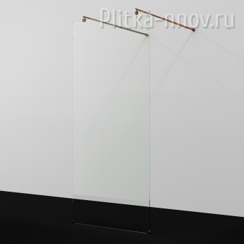 Vechte 60W44RG 100 WasserKRAFT Душевая перегородка Розовое золото/Прозрачное стекло