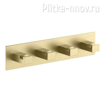 Selene 17015/17 Золото матовое Вешалка-4 крючка TIMO