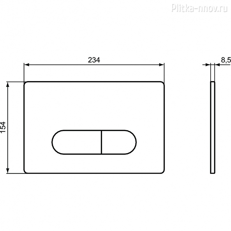 Oleas M1 R0115AC Белая Кнопка смыва Ideal Standard Oleas M1 R0115AC Белая Кнопка смыва Ideal Standard