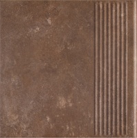 Ступень Ceramika Paradyz Ilario Brown Stopnica Prosta 30x30