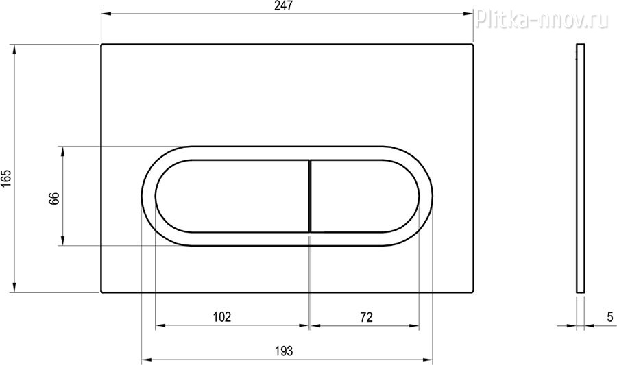 Chrome X01454 Сатин Клавиша смыва Ravak Chrome X01454 Сатин Клавиша смыва Ravak