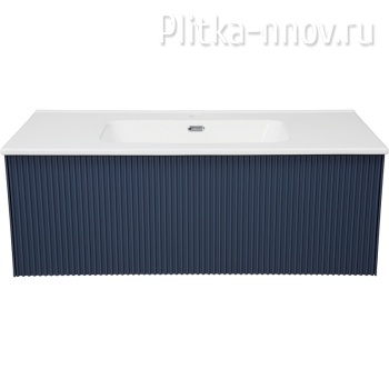 Terra 100 FNC-01-TER-BG-100 Тумба с раковиной Flat 100 подв. Синяя матовая La Fenice