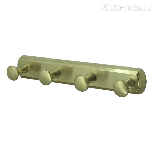 K-1074BRUSHED GOLD Кронштейн настенный 4 крючка WasserKRAFT K-1074BRUSHED GOLD Кронштейн настенный 4 крючка WasserKRAFT