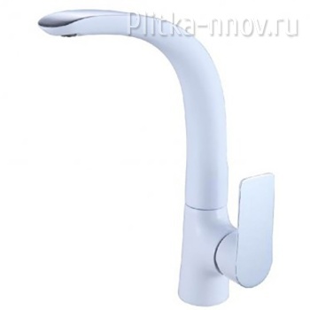 Arctic AF520-41СW Хром Белый Смеситель для кухни Aquanet