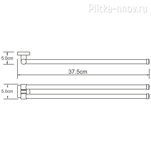 Dill K-3931 Держатель полотенец двойной Dill K-3931 Держатель полотенец двойной