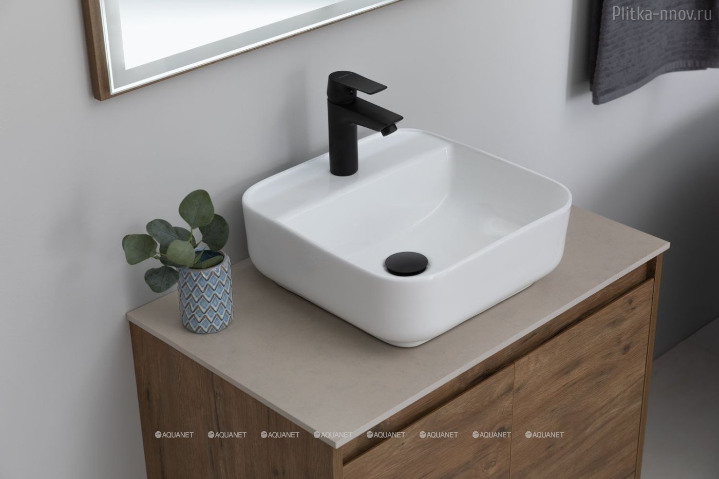 City-2 39х39 Раковина накладная Aquanet City-2 39х39 Раковина накладная Aquanet