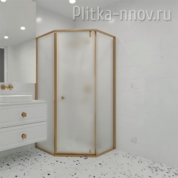 Hotel HO-088-G Матовое-Сатинат 100x100 RGW душ.ограждение