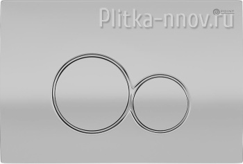 Виктория PN44061SC, цвет сатин/хром, Клавиша смыва Point