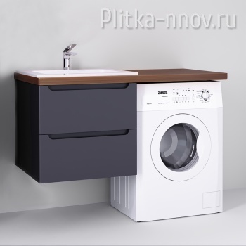 Wood 120 Тумба под стиральную машину Jorno, серый