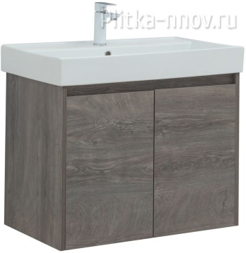 Nova Lite 75 дуб рошелье (2 дверцы) Тумба с раковиной Aquanet Nova Lite 75 дуб рошелье (2 дверцы) Тумба с раковиной Aquanet