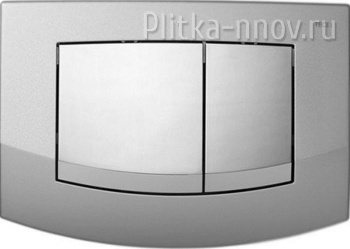 TECEambia 9240223 Хром матовый рамка/Хром глянцевый клавишы Кнопка смыва