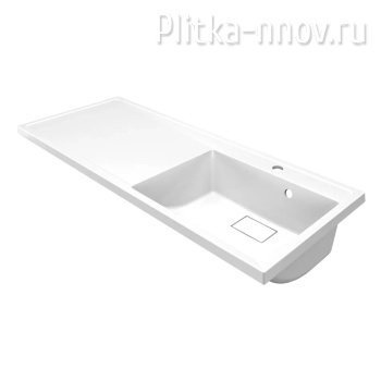 Paola Magenta 1200 R правосторонняя, литьевой мрамор, белый (CS00078452) раковина над стиральной машиной Azario
