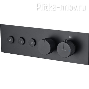 Liberty 5.33003-31 с термостатом Черный матовый Смеситель для душа Allen Brau Liberty 5.33003-31 с термостатом Черный матовый Смеситель для душа Allen Brau