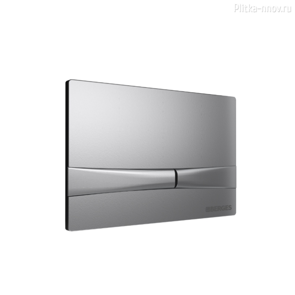 NOVUM F2 040052 BERGES матовый хром кнопка смыва NOVUM F2 040052 BERGES матовый хром кнопка смыва