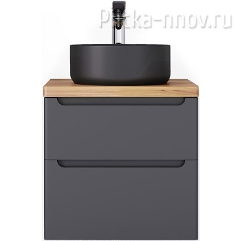 Wood 60 Тумба со столешницей Jorno, серый ( без раковины)